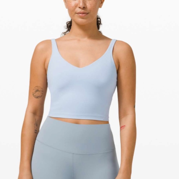 lululemon athletica Tops - Lululemon Align Tank Blue Linen Size 12
